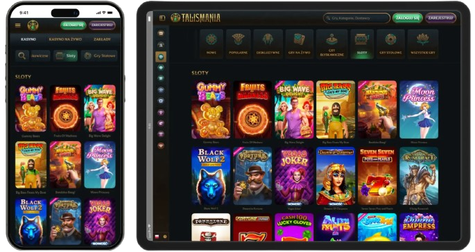 Talismania Casino App-Screenshot